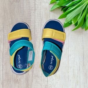 Toddler Tate Ankle Strap Sandals - Cat & Jack - Teal Green/Blue 9